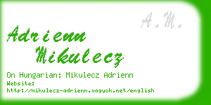 adrienn mikulecz business card